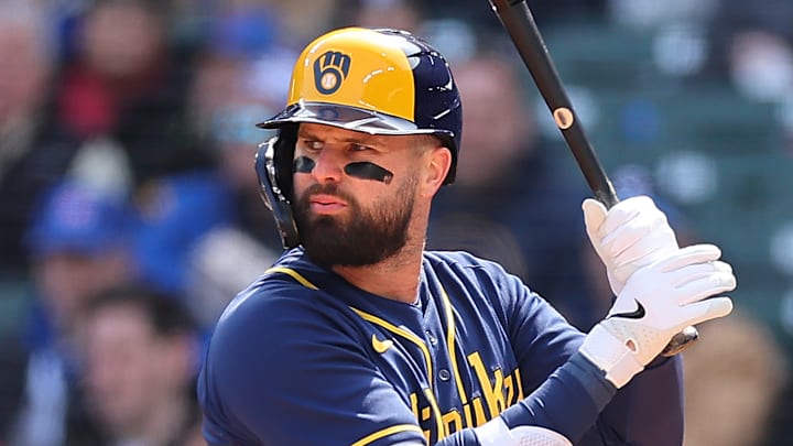 Milwaukee Brewers designated hitter Jesse Winker