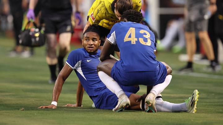 Nkunku went off injured