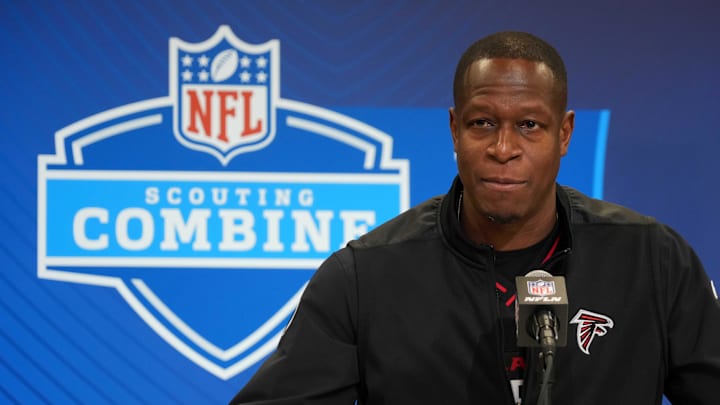 Atlanta Falcons coach Raheem Morris