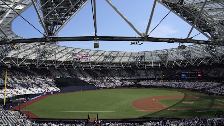 London Stadium will host the 2024 MLB London Series between the Philadelphia Phillies and New York Mets