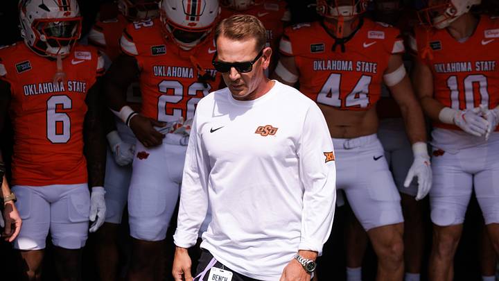 Oklahoma State Cowboys head coach Eric Morris. Credit: William Purnell-Imagn Images Oklahoma State Cowboys head coach Eric Morris. Credit: William Purnell-Imagn Images