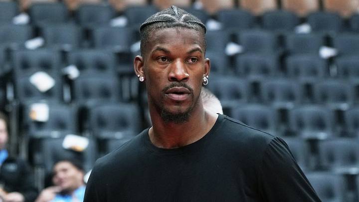 Dec 28, 2025; Toronto, Ontario, CAN; Golden State Warriors forward Jimmy Butler III (10) on the floor during warm up before a game against the Toronto Raptors at Scotiabank Arena. Mandatory Credit: Nick Turchiaro-Imagn Images Dec 28, 2025; Toronto, Ontario, CAN; Golden State Warriors forward Jimmy Butler III (10) on the floor during warm up before a game against the Toronto Raptors at Scotiabank Arena. Mandatory Credit: Nick Turchiaro-Imagn Images