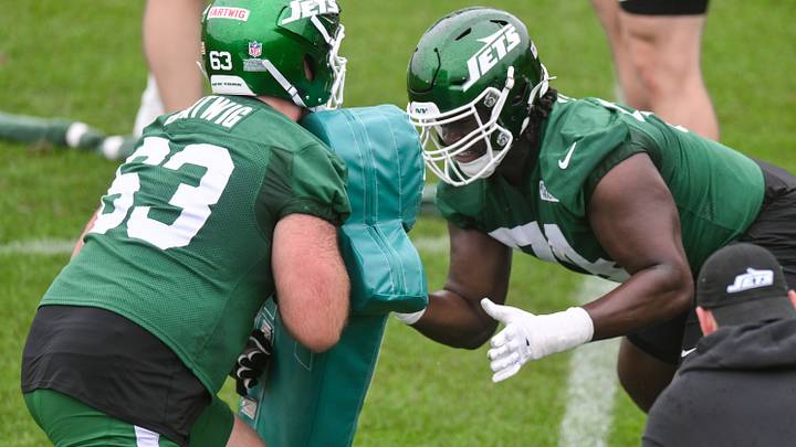 Olu Fashanu, along with Armand Membou, will play a key role in how far the Jets' offense will take them this season. Olu Fashanu, along with Armand Membou, will play a key role in how far the Jets' offense will take them this season.