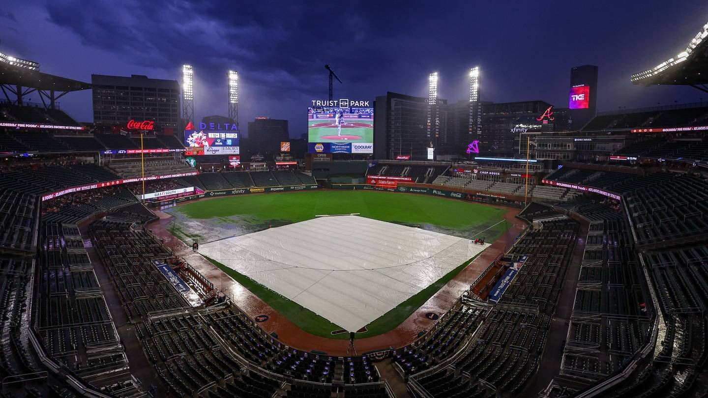 Nationals-Braves restart time: Rain delay updates from Atlanta