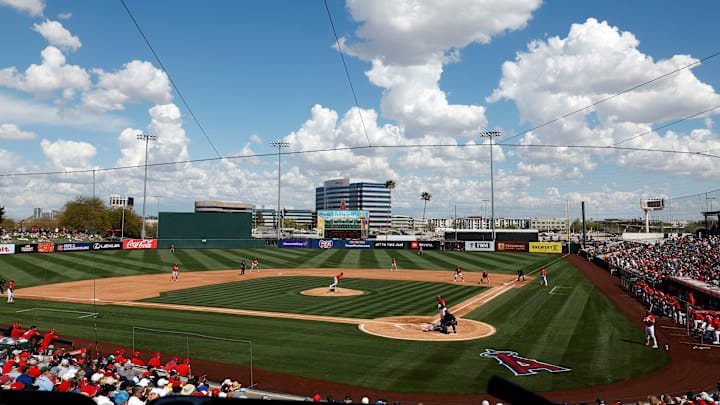 Cincinnati Reds v Los Angeles Angels