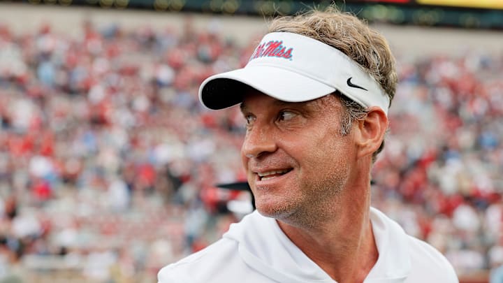 Ole Miss head coach Lane Kiffin