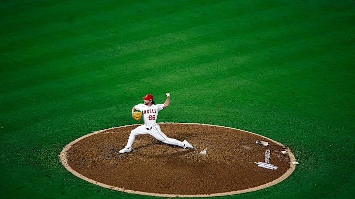 Texas Rangers v Los Angeles Angels