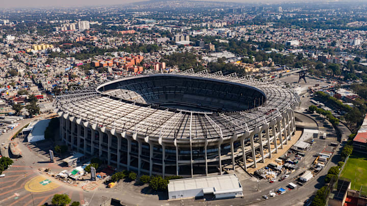 Aerial Views Of Banorte Stadium Ahead 2026 FIFA World Cup