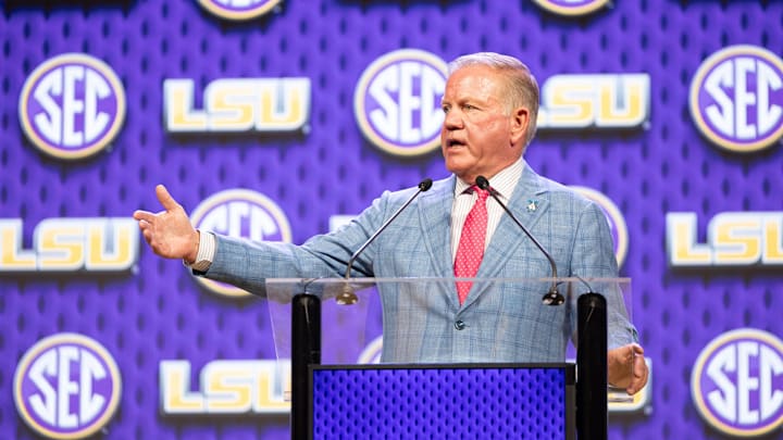LSU's Brian Kelly was very complimentary of Shane Beamer's south Carolina football team ahead of Saturday's game
