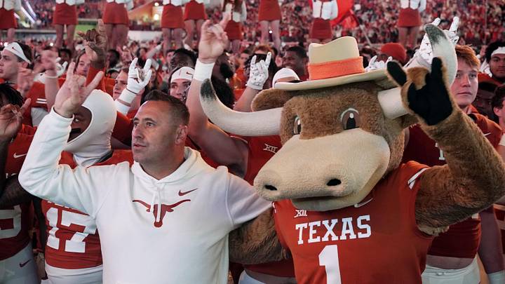 Nov 24, 2023; Austin, Texas, USA; Texas Longhorns head coach Steve Sarkisian