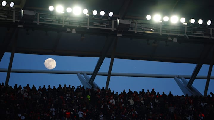 The moon.