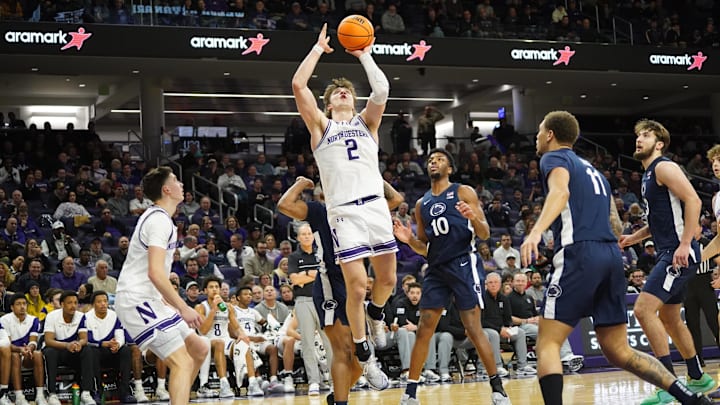 Northwestern Wildcats forward Nick Martinelli