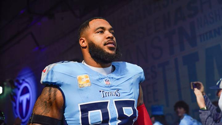 Tennessee Titans defensive tackle Jeffery Simmons Tennessee Titans defensive tackle Jeffery Simmons