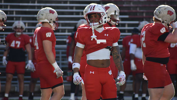 Wisconsin CB Bryce West. 