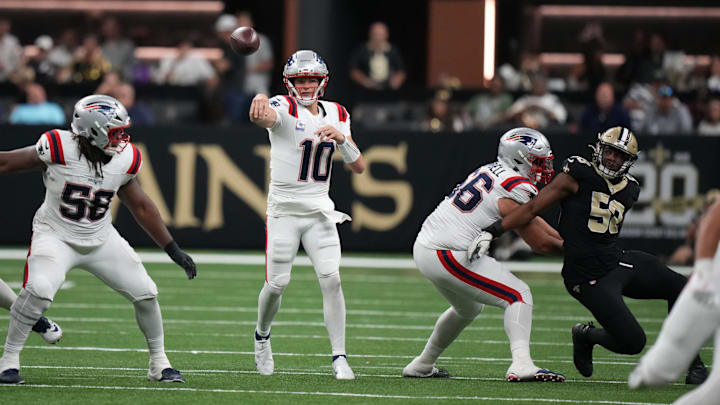 Drake Maye has been on a heater in five games since a season-opening loss.