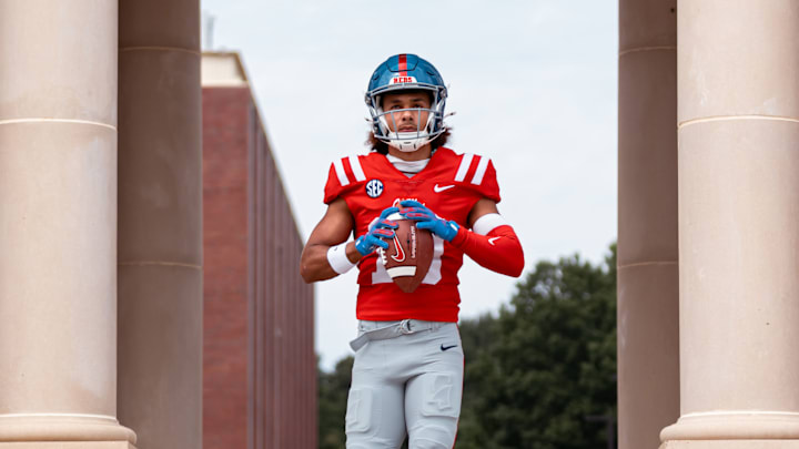 Ole Miss Rebels wide receiver Cayden Lee.