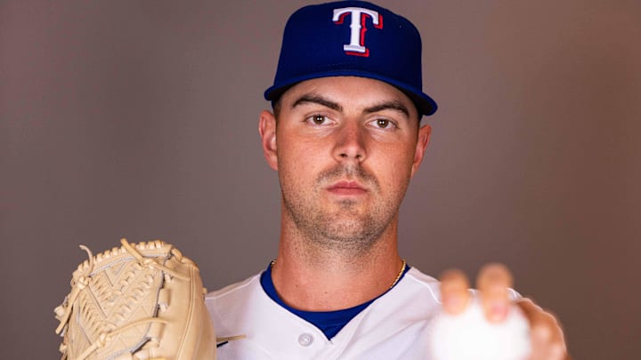 Texas Rangers pitcher MacKenzie Gore.