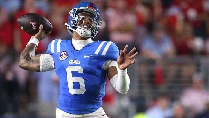 Ole Miss quarterback Trinidad Chambliss could find himself at the top of the first round in April's 2027 NFL draft. Ole Miss quarterback Trinidad Chambliss could find himself at the top of the first round in April's 2027 NFL draft.