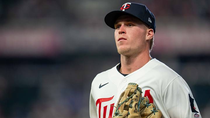 Minnesota Twins center fielder Walker Jenkins. Minnesota Twins center fielder Walker Jenkins.