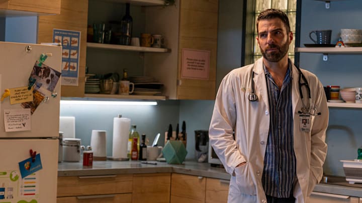 BRILLIANT MINDS -- "The Other Woman" Episode 111 -- Pictured: Zachary Quinto as Dr. Oliver Wolf 