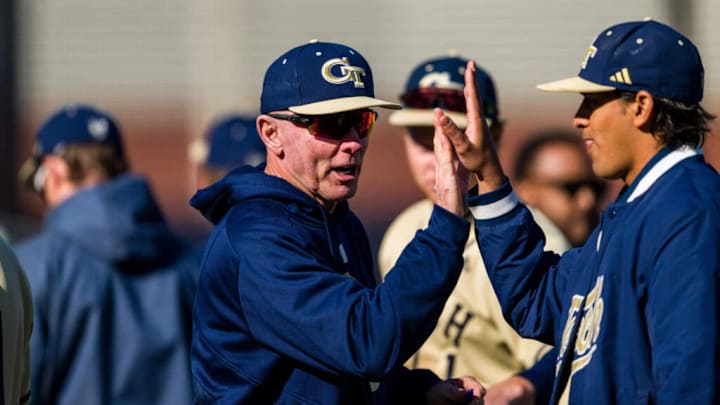 Georgia Tech head coach Danny Hall