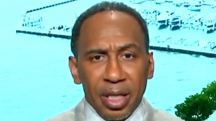 Stephen A. Smith on the face of the NBA.