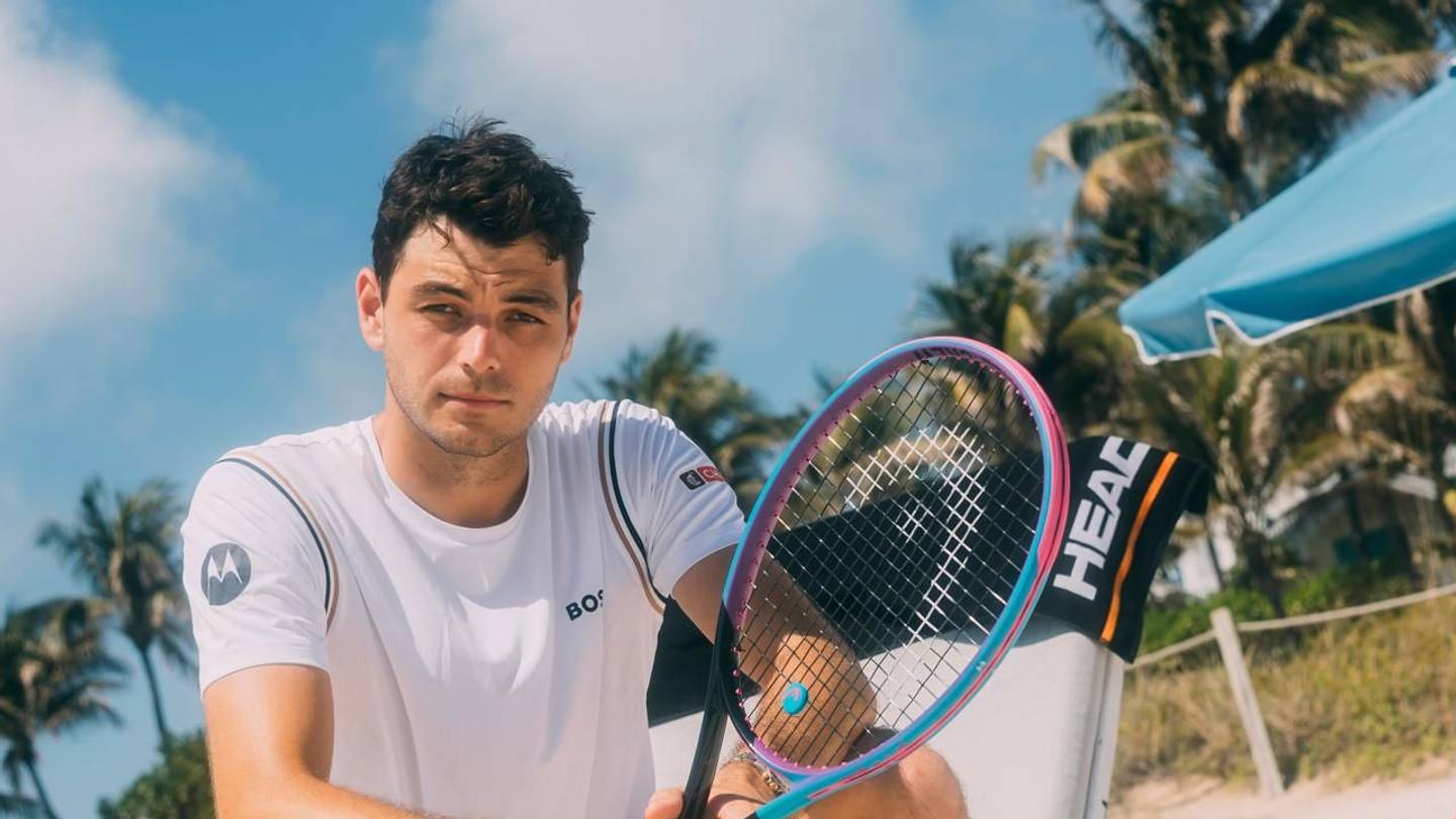 極美品極希少Fritz Bracht TENNIS100ヴィンテージゾーリンゲン Taylor Fritz Brings Beach-Inspired Tennis Collaboration to DC Open