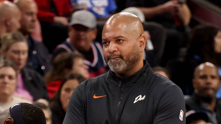 Mar 5, 2025; Inglewood, California, USA; Detroit Pistons head coach JB Bickerstaff during the second quarter against the LA Clippers at Intuit Dome. Mandatory Credit: Jason Parkhurst-Imagn Images Mar 5, 2025; Inglewood, California, USA; Detroit Pistons head coach JB Bickerstaff during the second quarter against the LA Clippers at Intuit Dome. Mandatory Credit: Jason Parkhurst-Imagn Images