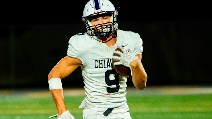 Chiawana linebacker Cooper MacPherson was the Mid Columbia Conference's defensive player of the year in 2023 and 2024. Chiawana linebacker Cooper MacPherson was the Mid Columbia Conference's defensive player of the year in 2023 and 2024.
