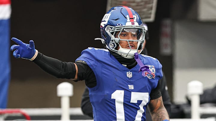 New York Giants wide receiver Wan'Dale Robinson  