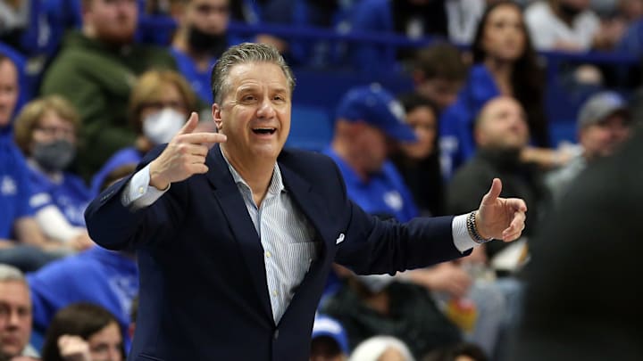 Kentucky’s John Calipari coaches his team against Vanderbilt. Feb. 2, 2022 Kentucky’s John Calipari coaches his team against Vanderbilt. Feb. 2, 2022