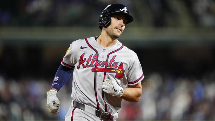Atlanta Braves first baseman Matt Olson is a National League MVP contender.