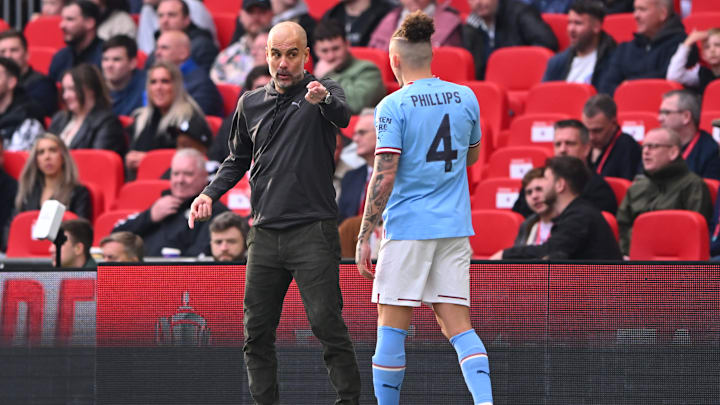 Pep Guardiola und Kalvin Phillips