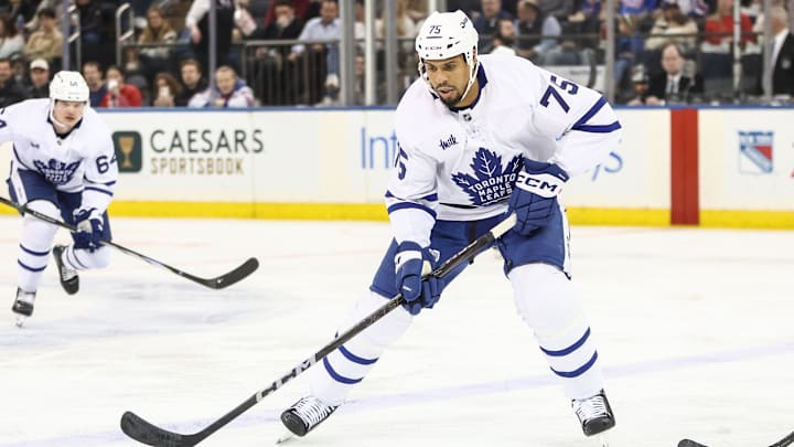 Veteran forward Ryan Reaves was traded from the Toronto Maple Leafs to the San Jose Sharks.