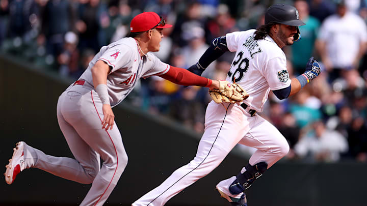 Los Angeles Angels v Seattle Mariners Los Angeles Angels v Seattle Mariners