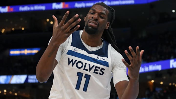 Jan 13, 2022; Memphis, Tennessee, USA; Minnesota Timberwolves center/forward Naz Reid (11): Petre Thomas-Imagn Images