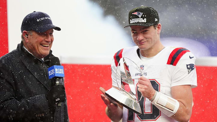 The New England Patriots and quarterback Drake Maye are underdogs in Super Bowl 60. 