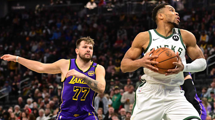 Giannis Antetokounmpo y Luka Doncic podrían formar un dúo de ensueño en Lakers la próxima temporada