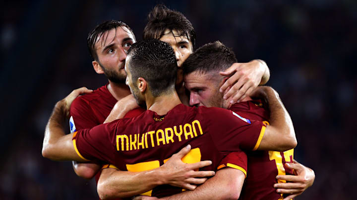 Esultanza giallorossa