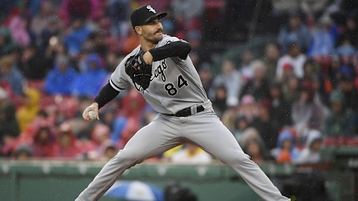 Sep 23, 2023; Boston, Massachusetts, USA; Chicago White Sox starting pitcher Dylan Cease (84)