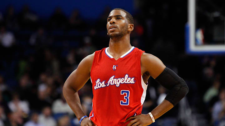 Nov 19, 2014; Orlando, FL, USA; Los Angeles Clippers guard Chris Paul (3) against the Orlando Magic during the second quarter at Amway Center. Mandatory Credit: Kim Klement-Imagn Images Nov 19, 2014; Orlando, FL, USA; Los Angeles Clippers guard Chris Paul (3) against the Orlando Magic during the second quarter at Amway Center. Mandatory Credit: Kim Klement-Imagn Images