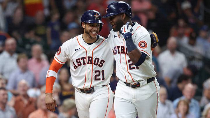 Houston Astros shortstop Jeremy Pena (left) and Houston Astros designated hitter Yordan Alvarez Credit: Troy Taormina-Imagn Images Houston Astros shortstop Jeremy Pena (left) and Houston Astros designated hitter Yordan Alvarez Credit: Troy Taormina-Imagn Images