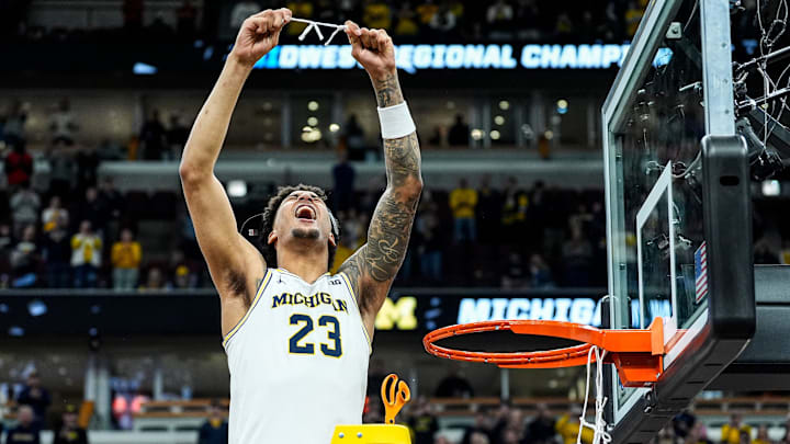 Michigan forward Yaxel Lendeborg (23) Michigan forward Yaxel Lendeborg (23)