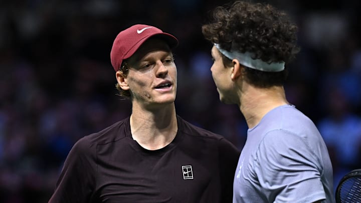 Jannik Sinner continued his undefeated streak against Ben Shelton in the Rolex Paris Masters. Jannik Sinner continued his undefeated streak against Ben Shelton in the Rolex Paris Masters.