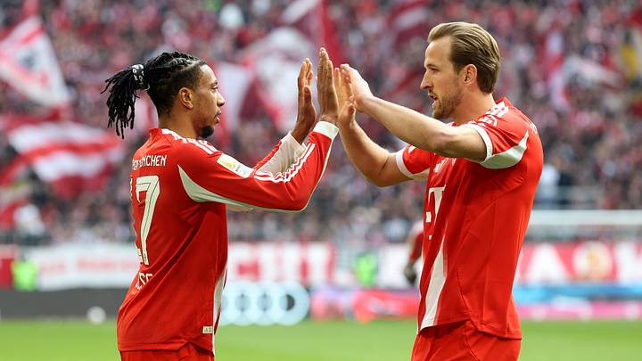 Zwei Superstars im Bayern-Dress: Harry Kane (r.) und Michael Olise Zwei Superstars im Bayern-Dress: Harry Kane (r.) und Michael Olise