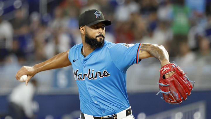 Miami Marlins starting pitcher Sandy Alcantara