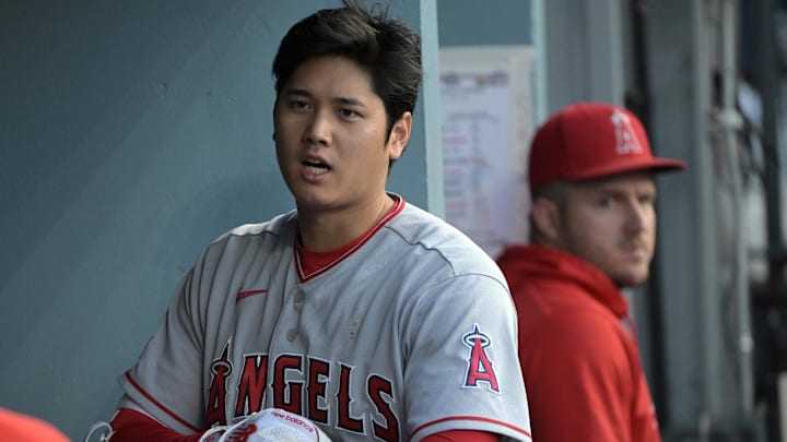 Los Angeles Angels designated hitter Shohei Ohtani.