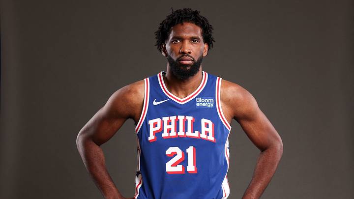 Sep 28, 2026; Camden, NJ, USA; Philadelphia 76ers Joel Embiid poses for a photo during media day. Mandatory Credit: Bill Streicher-Imagn Images Sep 28, 2026; Camden, NJ, USA; Philadelphia 76ers Joel Embiid poses for a photo during media day. Mandatory Credit: Bill Streicher-Imagn Images