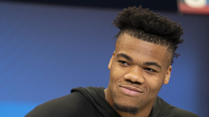 Mar 1, 2025; Indianapolis, IN, USA; University of Oregon offensive lineman Ajani Cornelius (OL09) answers questions at a press conference during the 2025 NFL Combine at Indiana Convention Center. Mandatory Credit: Jacob Musselman-Imagn Images Mar 1, 2025; Indianapolis, IN, USA; University of Oregon offensive lineman Ajani Cornelius (OL09) answers questions at a press conference during the 2025 NFL Combine at Indiana Convention Center. Mandatory Credit: Jacob Musselman-Imagn Images
