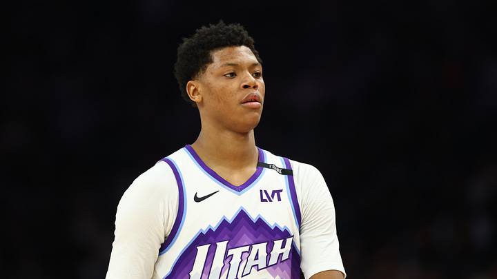 Mar 28, 2026; Phoenix, Arizona, USA; Utah Jazz guard Ace Bailey (19) against the Phoenix Suns at Mortgage Matchup Center. Mandatory Credit: Mark J. Rebilas-Imagn Images Mar 28, 2026; Phoenix, Arizona, USA; Utah Jazz guard Ace Bailey (19) against the Phoenix Suns at Mortgage Matchup Center. Mandatory Credit: Mark J. Rebilas-Imagn Images